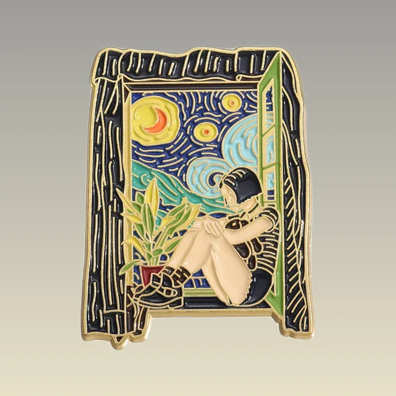 Découvrez le Pin's Arty - Aurore, le bijou tendance à posséder absolument pour personnaliser vos tenues. Achetez-le dès maintenant et ajoutez une touche artistique à votre style !