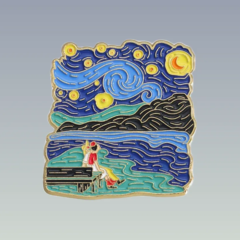 Découvrez le Pin's Arty - Clair de Lune, un accessoire unique qui sublimera vos tenues. Commandez dès maintenant pour ajouter une touche artistique à votre style !
