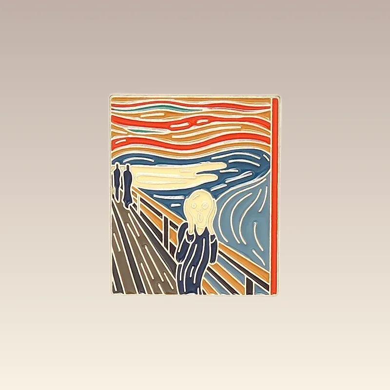 Découvrez le Pin's Arty - Cri de Munch, un accessoire unique pour sublimer votre style. Achetez-le dès maintenant !