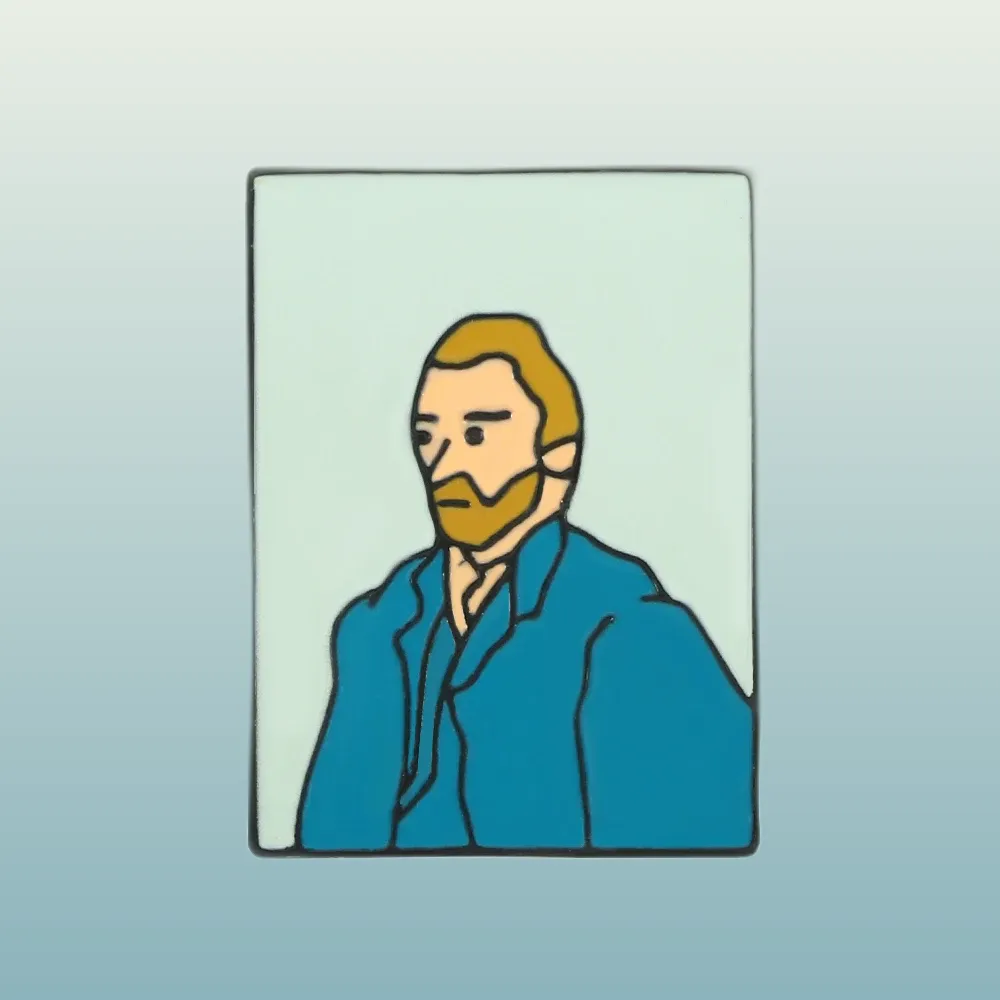 Découvrez le Pin's Arty - Van Gogh, l'accessoire parfait pour ajouter une touche artistique à votre collection. Achetez-le dès maintenant !