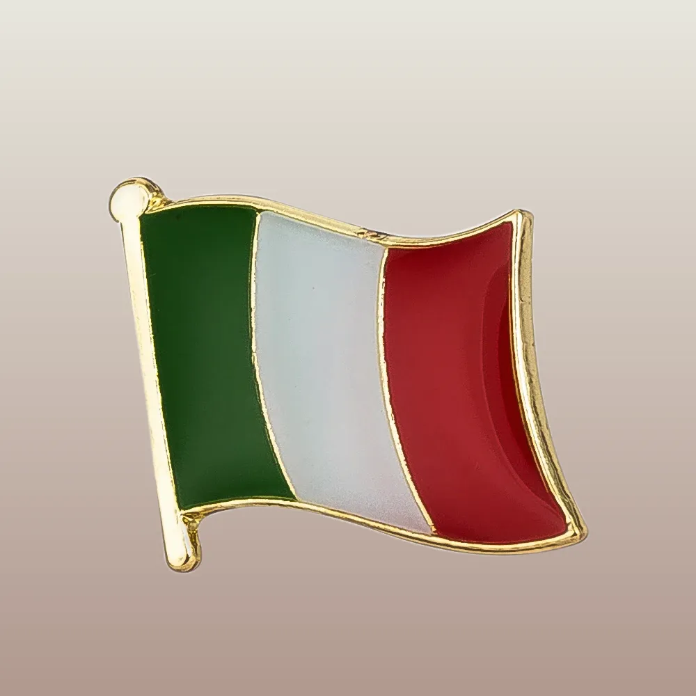 Achetez le Pin's Drapeau - Italie pour afficher votre passion pour l'Italie avec style. Parfait pour les collectionneurs et les fans de la culture italienne!