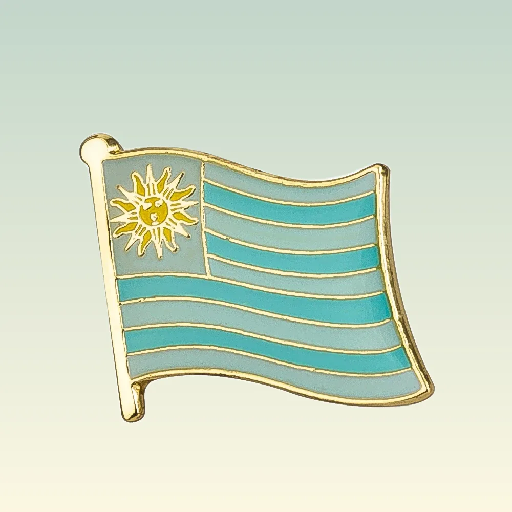 Découvrez notre Pin's Drapeau - Uruguay, l'accessoire parfait pour afficher votre fierté nationale. Commandez dès maintenant et ajoutez une touche unique à votre style !