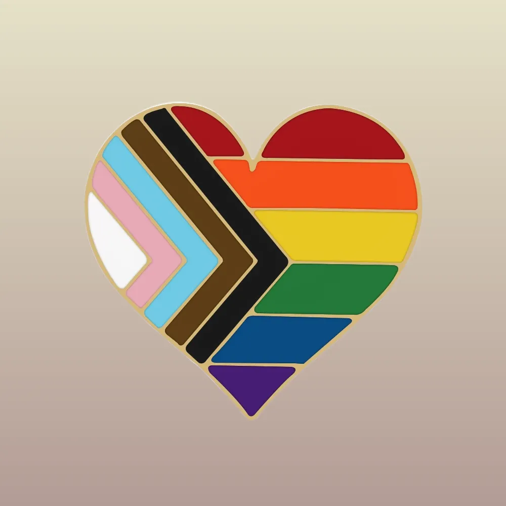 Découvrez nos pins LGBT - Pride Cœur #2, le moyen idéal d'afficher votre fierté ! Achetez maintenant et ajoutez une touche colorée à votre style.