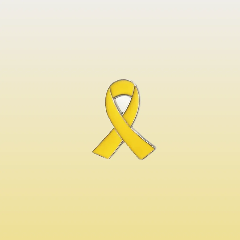 Découvrez le Pin's Ruban - Ruban Jaune, l'accessoire tendance à acheter pour sublimer vos tenues et afficher votre style unique.